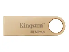 Kingston DataTraveler SE9 G3 - USB-flashstasjon 512 GB - USB 3.2 Gen 1 - gull