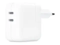 Apple - Strømadapter - 35 watt 2 utgangskontakter (24 pin USB-C)