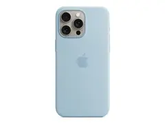 Apple - Baksidedeksel for mobiltelefon MagSafe-samsvar - silikon - lys blå - for iPhone 15 Pro Max