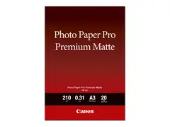 Canon Pro Premium PM-101 - Glatt matt 310 mikroner - Super A3/B (330 x 483 mm) - 210 g/m² - 20 ark fotopapir - for PIXMA PRO-1, PRO-10, PRO-100