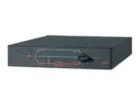 APC Service Bypass Panel - Omløpssvitsj (kan monteres i rack) AC 200/208/240 V - utgangskontakter: 4 - 2U - 19" - svart - for Smart-UPS 3000VA, 3000VA USB & Serial, 3000VA XL, 5000VA, 5000VA XL