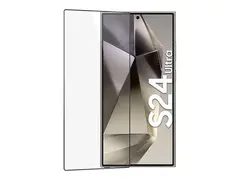 Key Eco - Skjermbeskyttelse for mobiltelefon kant-til-kant - 2.5D - glass - rammefarge svart - for Samsung Galaxy S24 Ultra