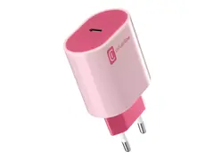 Cellular Line #Stylecolor - Strømadapter 20 watt - 3 A - PD (USB-C) - rosa