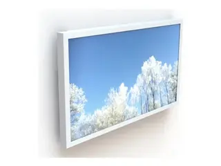 HI-ND Touch - Monteringssett (hylster) - for digitalsignerings-LCD-panel portrett - hvit - skjermstørrelse: 43" - veggmonterbar