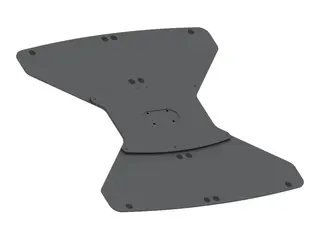 Multibrackets M Public Display Stand Floorstand Base B2B Monteringskomponent (stativfot) - for LCD-skjerm - stål - svart - plassering på gulv