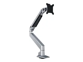 Multibrackets M VESA Gas Lift Arm Single Monteringssett (leddarm, skrivebordsklemmemontering) - for LCD-skjerm - aluminium - sølv - skjermstørrelse: 15"-32"
