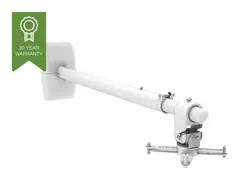 Vision Techmount TM-ST2 - Monteringssett (veggbrakett, stang) teleskopisk - for projektor - satenghvit