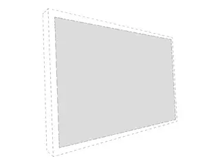 Multibrackets M Extra Cloth - Projeksjonsskjerm 108" (274 cm) - 2.35:1 - M Grey Plus