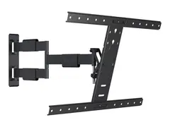 Multibrackets M VESA Flexarm Thin Monteringssett (tippeleddarm, helbevegelsesmontering) - for LCD-skjerm - stål - svart - skjermstørrelse: 37"-55"