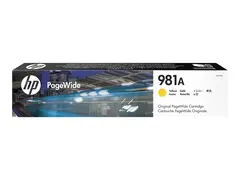 HP 981A - 69 ml - gul - original PageWide - blekkpatron - for PageWide Enterprise Color MFP 586; PageWide Managed Color E55650