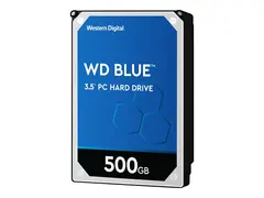 WD Blue WD5000AZLX - Harddisk - 500 GB intern - 3.5" - SATA 6Gb/s - 7200 rpm - buffer: 32 MB