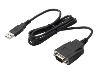 HP - Seriell adapter - USB - RS-232 x 1 svart - for HP 34, Z1 G9; Elite 600 G9, 800 G9, t655; Pro 260 G9, 400 G9, t550; ProOne 440 G9