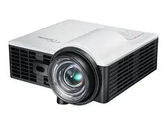 Optoma ML1050ST+ - DLP-projektor - RGB LED 3D - 1000 lumen - WXGA (1280 x 800) - 16:10 - 720p - kortkast fast linse