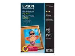 Epson - Blank - 127 x 178 mm - 200 g/m² - 50 ark fotopapir for EcoTank ET-2750, 2751, 2756, 2850, 2851, 2856, 4750, 4850; Expression Home HD XP-15000