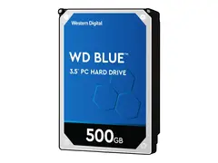 WD Blue - Harddisk - 500 GB - intern 3.5" - SATA 6Gb/s - 5400 rpm - buffer: 64 MB