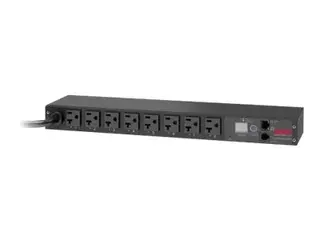 APC Switched Rack PDU AP7901B - Strømfordelerenhet (kan monteres i rack) AC 120 V - inngang: NEMA L5-20 - utgangskontakter: 8 (NEMA 5-20) - 1U - 3.66 m kabel - svart - for P/N: SMX1000C, SMX1500RM2UC, SMX1500RM2UCNC, SMX750C, SMX750CNC, SRT2K2RXLNX145