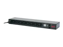 APC Switched Rack PDU AP7920B - Strømfordelingslist AC 200/208/230 V - 2300 VA - Ethernet - inngang: IEC 60320 C14 - utgangskontakter: 8 (power IEC 60320 C13) - 1U - 19" - svart - for P/N: SMTL1000RMI2UC, SMX1000C, SMX1500RM2UC, SMX1500RM2UCNC, SMX750C, SMX750CNC