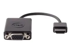 Dell - Video adapter - HDMI hann til HD-15 (VGA) hunn svart - for Chromebook 3110 2-in-1, 31XX; Latitude 54XX, 74XX; OptiPlex 30XX, 70XX; Precision 32XX