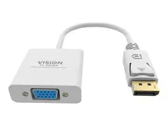 Vision - Videokonverter - DisplayPort VGA - hvit