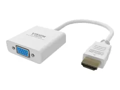 Vision Techconnect - Videokonverter HDMI - VGA - hvit