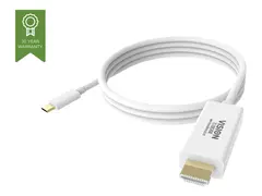 Vision - Ekstern videoadapter - USB-C 3.1 HDMI - hvit - løsvekt