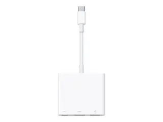 Apple Digital AV Multiport Adapter - Video adapter 24 pin USB-C hann til USB, HDMI, USB-C (kun strøm) hunn - 4K-støtte