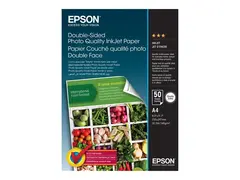 Epson Double-Sided Photo Quality Inkjet Paper Matt - A4 (210 x 297 mm) - 140 g/m² - 50 ark fotopapir - for EcoTank ET-2650, 2750, 2751, 4750; WorkForce Pro RIPS WF-C879, WF-C5790